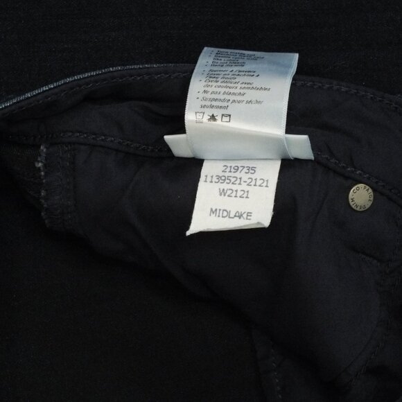 Paige Denim Skyline Straight Distressed Dark Wash Designer Jeans Women’s Size 30 - Picture 6 of 12